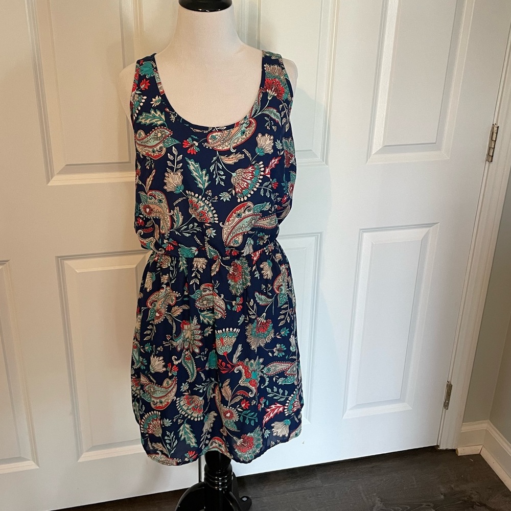 NWOT Aqua tank dress